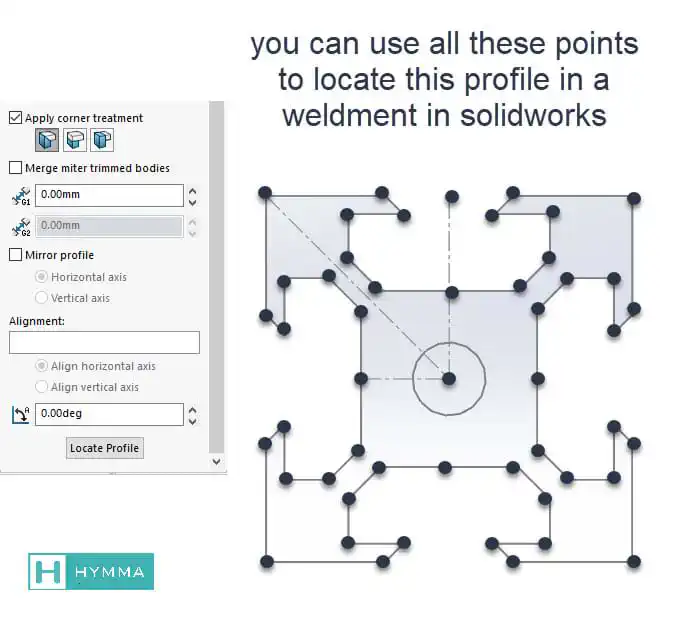 picture of weldments-solidworks-locate-profiles